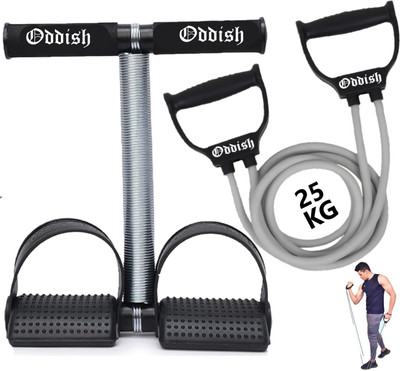 Oddish SINGLE SPRING Tummy Trimmer 12 inch with Resistance Toning Tube for Abdominal Fitness Accessory Kit Kit