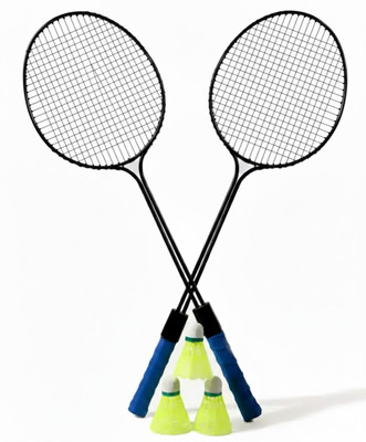 VELLFIRE Double shaft Badminton with 3 pvc shuttles Badminton Kit
