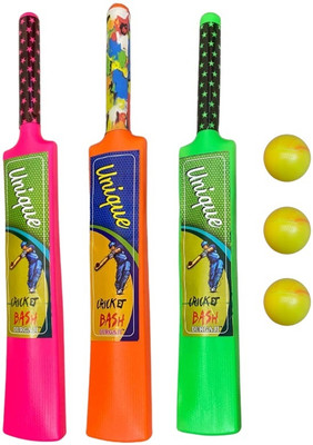 Durga ji Bat Ball (Jali) Cricket Kit (Bat Size: 3 (For 8 Years Kids)) - Combo Cricket Kit