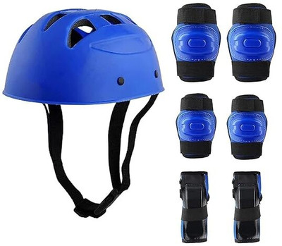 omshiva KIDS Skating Cycling Protective KIT (7 Pcs Set) Size _6 Years Skating Kit