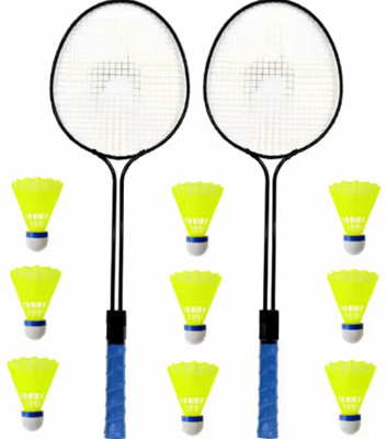 VELLFIRE Double shaft Badminton with 9 pvc shuttles Badminton Kit