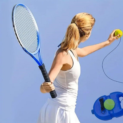 CountryLink Trainer Rebound Ball, Solo Tennis Training Equipment (No Racket Included) Cricket Kit