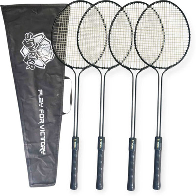 STYRKR NEW Scratchless A-2000 Badminton Racquets set Of 4 Combo Badminton Kit