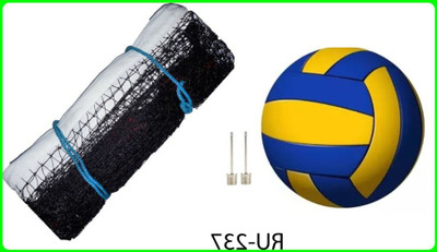 zxxxt md_Kit_Best Quality Volleyball With 2 Needle and Net Nylon DP-237 Volleyball Kit