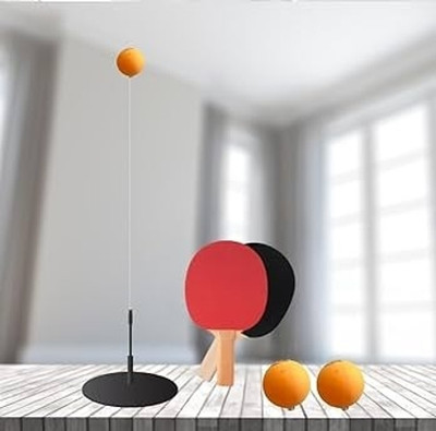 Zuuluzrs Base Training Practice Set for Table Tennis Trainer Rebound Rackets and Balls Table Tennis Kit