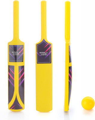 CHANAK Small Cricket Kit With 1 Cricket Bat 1 Plastic Ball for Kids (Small Bat & Ball) Cricket Kit