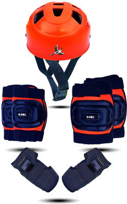 Koel Skating Protection Kit Helmet Elbow Guard Knee Guard Hand Guard || Skating Kit