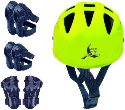 Koel Cycling Kit | Helmet Elbow | Knee |Hand Guard | Heavy Accessories Skating Kit