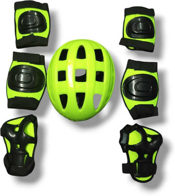 VICTOO Protective Guard Cycling Set 7 in 1 Medium Size 11-15 Year Cycling Helmet Kit Cycling Kit