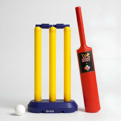 Kid Kraze Plastic Cricket Kit for Kids for 2-6 Year Boys & Girls B_721 Cricket Kit
