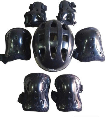 SPO Zone Complete Skating Kit for Kids & Adults Helmet, Knee Pads Elbow Pads Wrist Guards Skating Kit