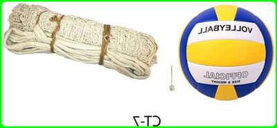 zxxxt md_Kit_Superb Quality Volleyball With Cotton Net CT-7 Volleyball Kit