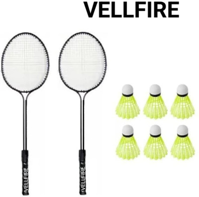 VELLFIRE Badminton set 6 PC Shuttles Badminton Kit