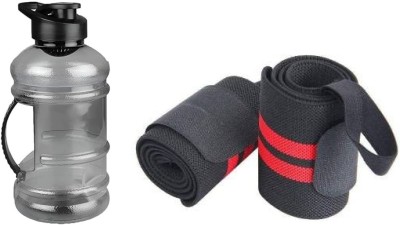 CODIVER SHAKER BOTTLE GYM AND WRIST BAND COMBO Fitness Accessory Kit Kit