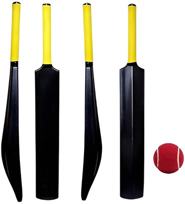 Krishav Trading Combo Set PVC Plastic Bat With 1 Tennis Ball Cricket Kit