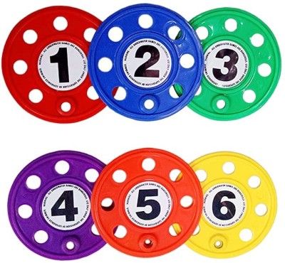 FITFIX Diving Discs with Numbers for Swimming Pool and Water Fun Swimming Kit