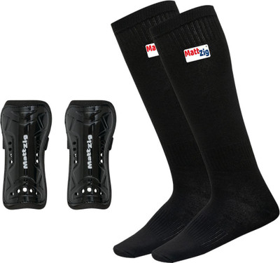MATTZIG Elite Football Kit (One Pair of Football Socks & One Pair Elite Shin Guard) Football Kit