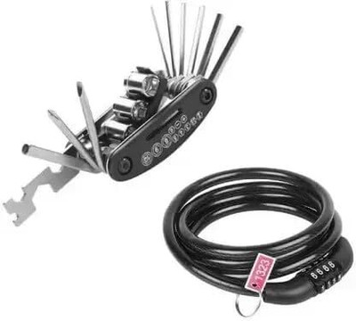 CARDIORAMA Cycle Tool Kit & Fix No Lock Essential Bike Accessories for Safety &Maintenance Cycling Kit