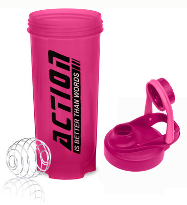 TRUE INDIAN 700 ml Plastic Shaker(Pack of 1, Pink)
