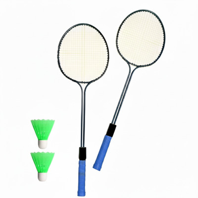 VELLFIRE Double shaft Badminton with 2 pvc shuttles Badminton Kit
