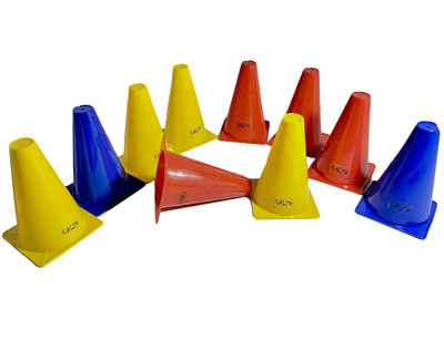 HACKERX Sports Agility Cone Marker Set | Football Marker Cone | Perfect for Training Football Kit