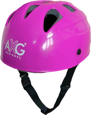 AXG NEW GOAL Light Weight Adjustable Multipurpose Cycling / Skating Helmet(Pink)