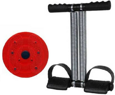 Fitfun GYM COMBO OF DOUBLE SPRING TUMMY TRIMMER AND TWISTER Fitness Accessory Kit Kit