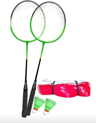 VELLFIRE Single shaft badminton with 2 pvc shuttles and 1 net Badminton Kit