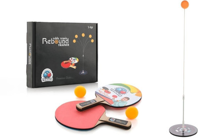 MY BABY LOVE A PERFECT CARE Table Tennis Trainer Ping Pong Rackets and Balls Base Training Practice Set Tennis Kit