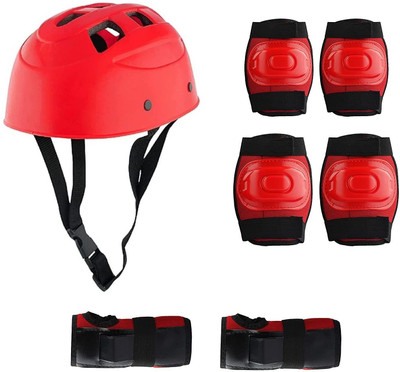 prikli Multi sports Guard Kit Cycling Protection Set 7 in 1 Medium SIZE 11-15YEAR Kit Skating Guard Combo