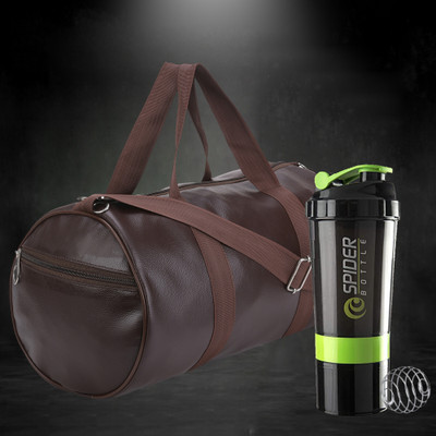 TRUE INDIAN Superior Quality Gym Bag with shaker bottle for men Fitness Accessory Kit Kit