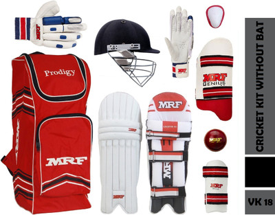 HF MRF GRAND VK-18 Cricket Set Of 4 No ( Ideal For 8-10 Years ) WITHOUT BAT Cricket Kit