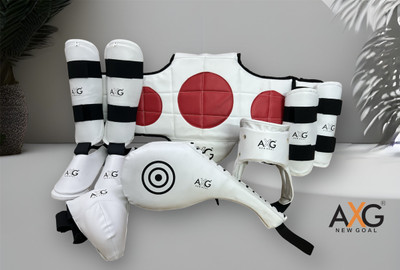 AXG NEW GOAL Standard Taekwondo Muay Thai Kick Kickboxing MMA Kit (Small) upto 9yrs Boxing Kit