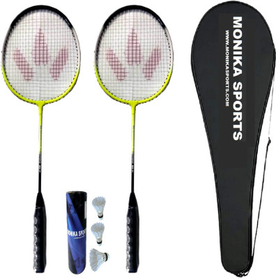Monika Sports Best Quality /2000 Aluminum Body Light Weight Badminton Racket Badminton Kit
