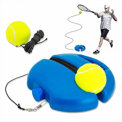 GKzon Trainer Rebound Ball, Solo Tennis Training Equipment (No Racket Included) Cricket Kit