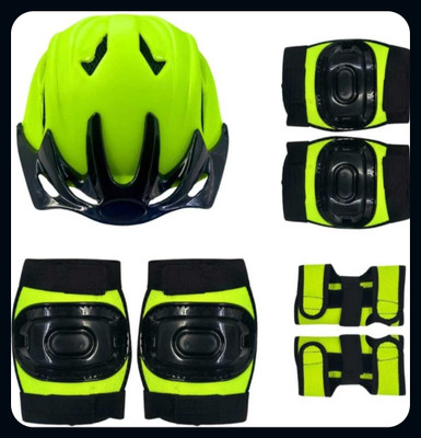 STYRKR NKids Safety Kit for Cycling and Skating With Helmet@13 Skating Kit