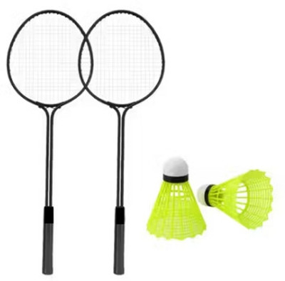 VELLFIRE Double shaft Badminton with 2 pvc shuttles Badminton Kit