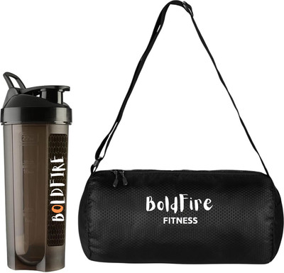 MegaValue Fitness Combo of 700ML Gym Shaker With Gym Bag & Wrist Band Fitness Accessory Kit Kit
