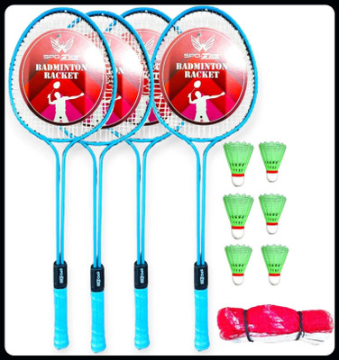 SPO Zone 3F+MD-4+NET-30 Badminton Kit