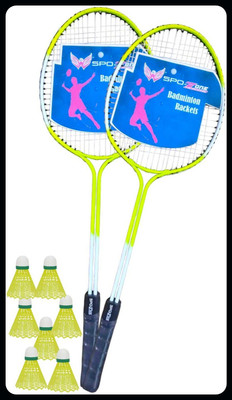 SPO Zone Racket kit combo-155-215 Badminton Kit
