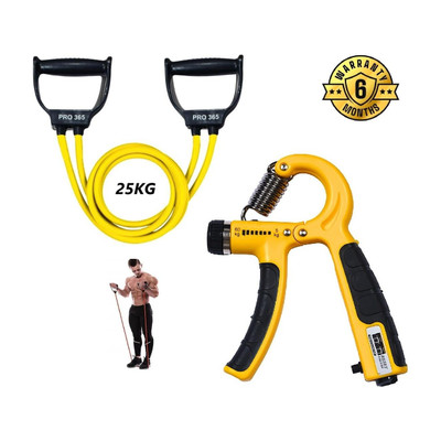 PRO365 Double Toning & Counter Hand Grip for Full Body Workout Equipment Combo Fitness Accessory Kit Kit