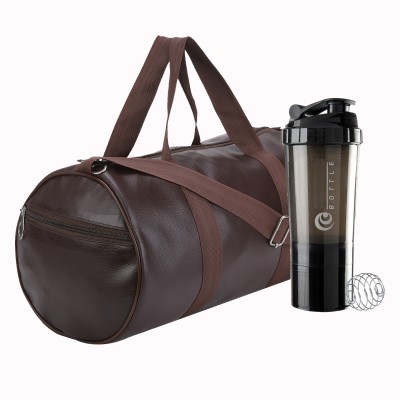 COOL INDIANS Combo Of Gym Duffel Bag & Gym Shaker Bottle.Protein shaker !Sports & Travel Bag. Gym & Fitness Kit
