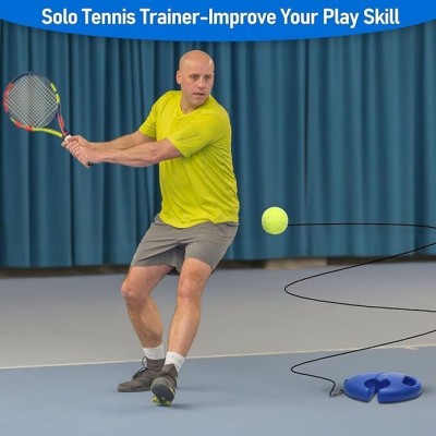 Glenston Trainer Rebound Ball,Solo Tennis Training Equipment for Self-Pracitce Tool Cricket Kit