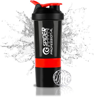 ZYRO 500 ml Plastic Shaker(Pack of 1, Red)