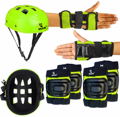 XSAW Protective Gear Set for Cycling Riding Sports Age for 15+ Year Blue Skating Kit Skating Kit