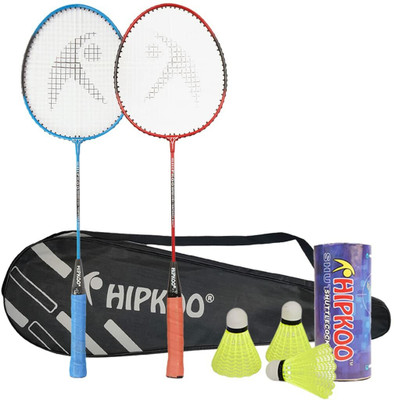 Hipkoo Sports Intact Aluminum Badminton Complete Racquets Set Badminton Kit
