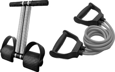 Shopeleven Tummy Trimmer, Toning Tube (Grey) For Stretching Toning Exercising Work Ab Exerciser(Multicolor)