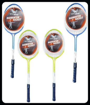 SPO Zone Badminton Kit Set Of 4 Piece Racquet-49 Badminton Kit