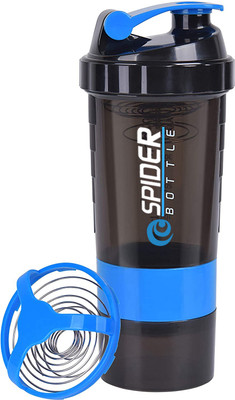 FIT FOCUS 500 ml Plastic Shaker(Pack of 1, Blue)