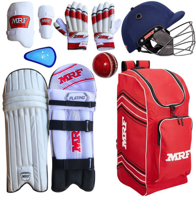 Solution24x7 NEW EDITION CRIKCET SET KIT WITHOUT CRICKET BAT FOR 15+ YRS Cricket Kit